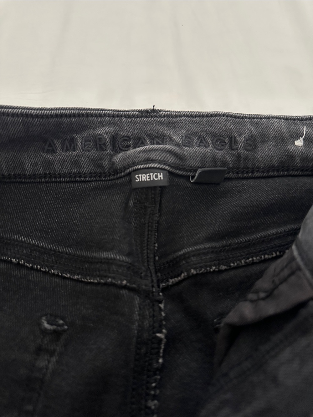 American Eagle Black Mom Jeans - Picture 2 of 3